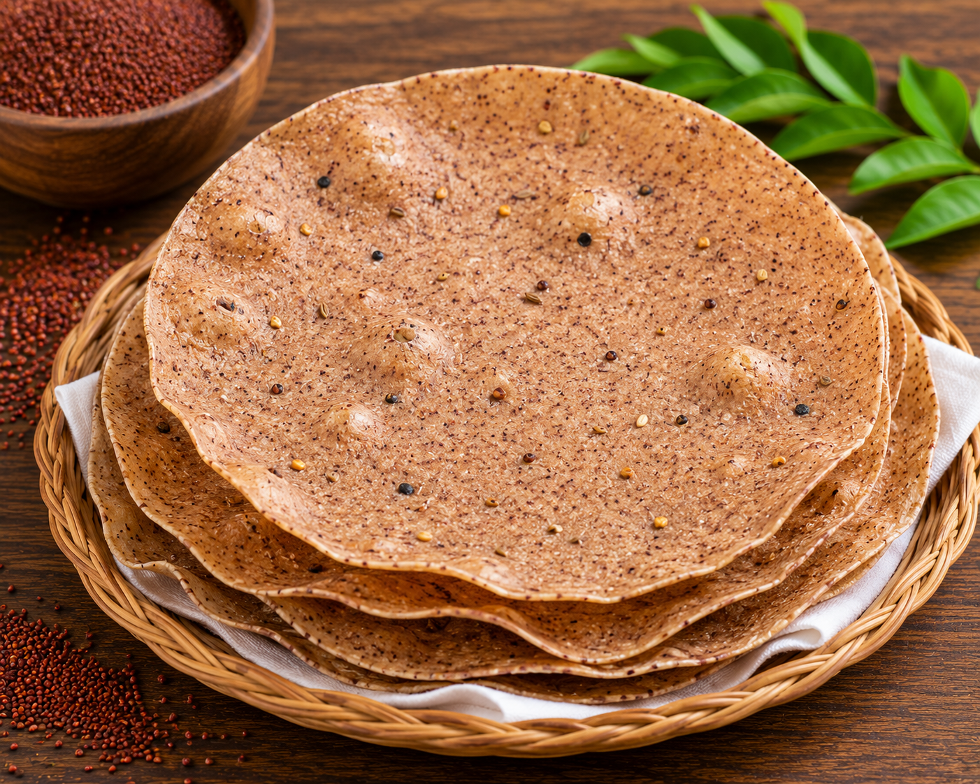 Nachani (Ragi) Papad